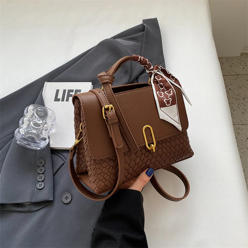 French Niche Small Square Commuting Shoulder Bag