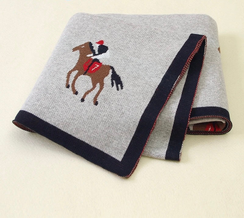 Horse baby Swaddle Sheet