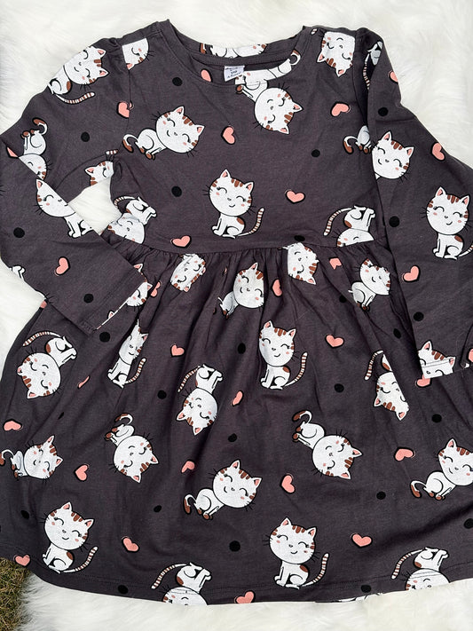 Cat Girls Casual Frock