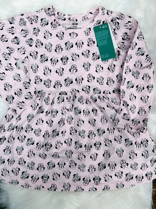 Minnie Mouse Girls Casual Frock