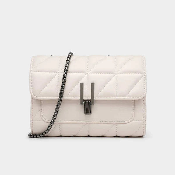 Chanel Style Diamond Chain Small Square Shoulder Bag