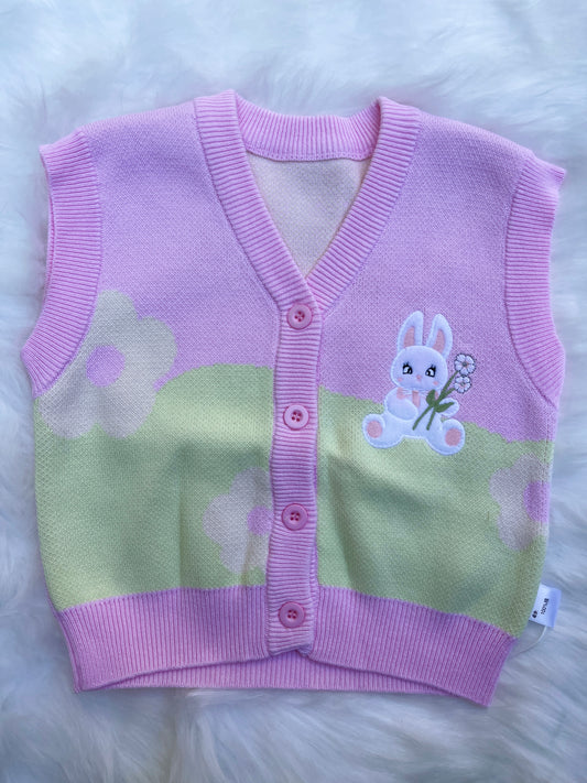 Mini Rabbit Sleeveless Sweater