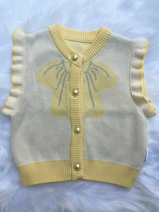 Girls Fancy Sleeveless Sweater