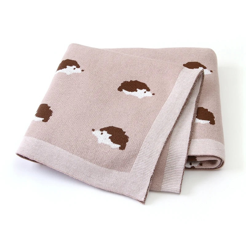Hedgehog Baby Swaddle Sheet