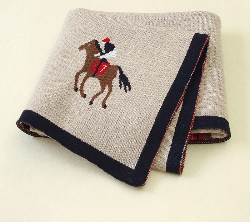 Horse baby Swaddle Sheet