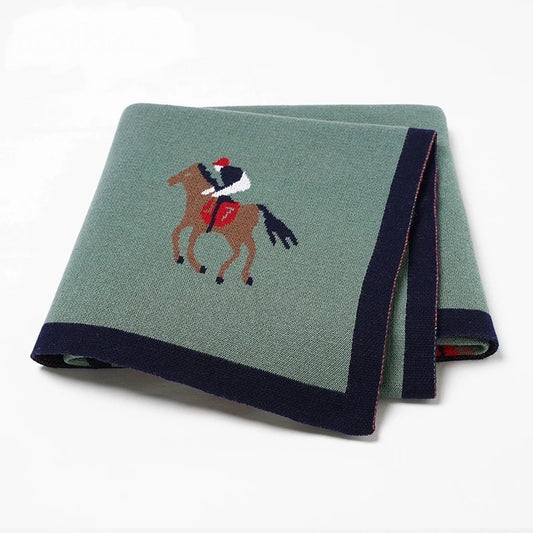 Horse baby Swaddle Sheet